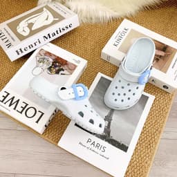 Dép Sục Nữ Có Hậu Quai Khóa Bản Lớn, Sục Đục Lỗ Êm Nhẹ Chống Trượt 4