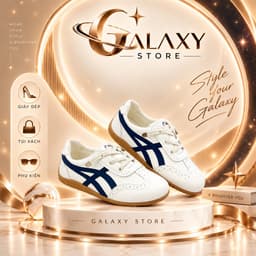 Giày Bata Nữ  Phối Màu  Đế Gum, Sneaker Retro Đế Bệt Buộc Dây 1