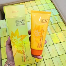 [Chính Hãng] Kem Chống Nắng Cellio 70ml, Hàn Quốc,Dưỡng Trắng, Chống Nước, Kiềm Dầu,Dưỡng Ẩm, Chống Lão Hóa SPF 50+ PA++ 7