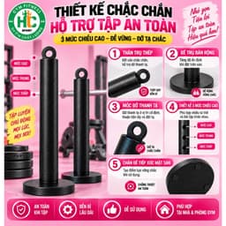 Trục Cắm Tạ, Trục Đỡ Tạ, Để Tạ, Ống Đựng Tạ Kết Hợp Hệ Thống Cáp Ròng Rọc Tập Gym TLV047-048-049 4