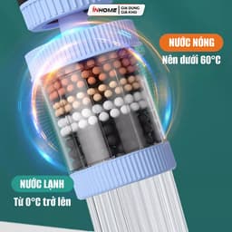 Combo 5 Đầu Vòi Lọc Nước 6 Lớp  Xoay 360° Linh Hoạt, Lọc Sạch Cặn Bẩn Tạp Chất kdn1511 4