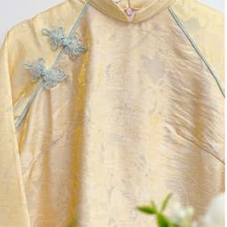 Áo dài mẹ bé vải tằm nhũ cao cấp - chất liệu mềm mại - mặc lễ tết trung thu siêu xinh - mẫu mới nhất 2026 6