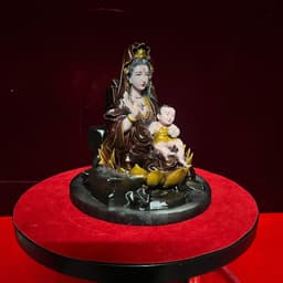 Tượng Quan âm Tống tử in 3d . cao 17 cm 3