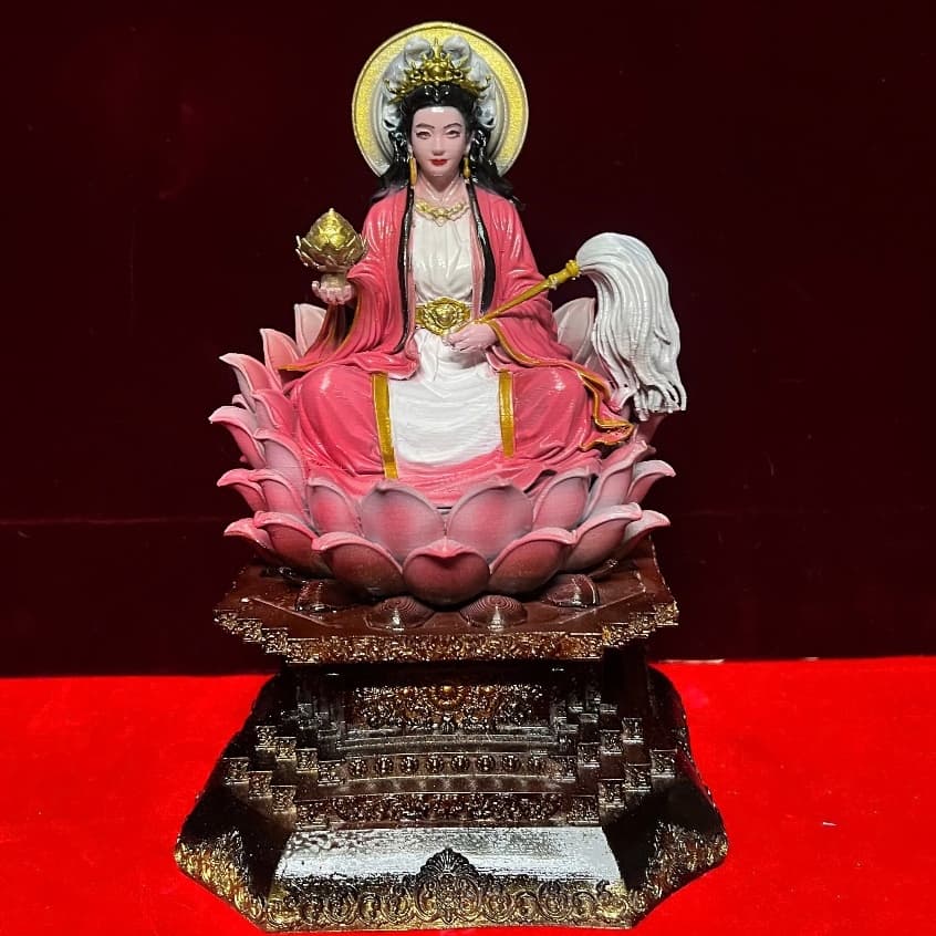 Tượng Hoa sơn Thánh mẫu in 3D . cao 21 cm