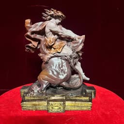 Tượng Á Thần Hercules đấu Sư tử Nemea ( kỳ công thứ nhất) in 3D . cao 18 cm 1