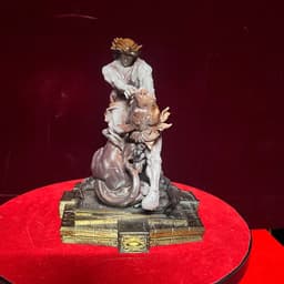 Tượng Á Thần Hercules đấu Sư tử Nemea ( kỳ công thứ nhất) in 3D . cao 18 cm 3