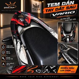 Tem dán cản Vario , decal PVC 3 lớp 1