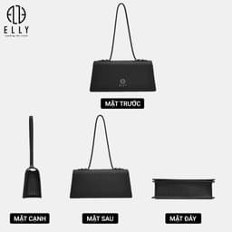 Túi Xách Nữ ELLY EL389 Da Tổng Hợp Cao Cấp Đeo Vai Đeo Chéo Thời Trang Sang Trọng Thanh Lịch 5