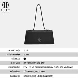 Túi Xách Nữ ELLY EL389 Da Tổng Hợp Cao Cấp Đeo Vai Đeo Chéo Thời Trang Sang Trọng Thanh Lịch 2
