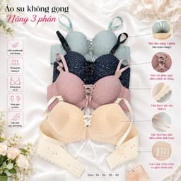 Áo lót su không gọng, áo lót nâng đẹp, mút vừa đẹp lắm nha 34-36-38-40 9