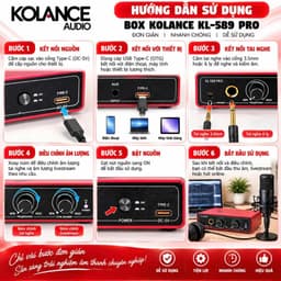 Box Stereo Kolance KL-589 Pro 24Bit – Box Livestream Thu Âm, Hát Online, Kết Nối Điện Thoại Máy Tính 6