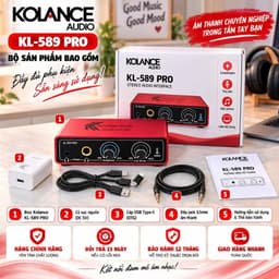 Box Stereo Kolance KL-589 Pro 24Bit – Box Livestream Thu Âm, Hát Online, Kết Nối Điện Thoại Máy Tính 8
