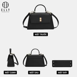 Túi Xách Nữ ELLY EL388 Da Tổng Hợp Cao Cấp Xách Tay Đeo Vai Đeo Chéo Thời Trang Thời Thượng 5