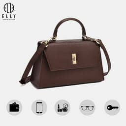 Túi Xách Nữ ELLY EL388 Da Tổng Hợp Cao Cấp Xách Tay Đeo Vai Đeo Chéo Thời Trang Thời Thượng 4