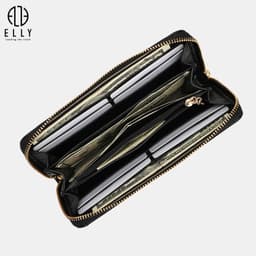 [Tặng hộp 20.10] Ví nữ ELLY EVH68 da tổng hợp cao cấp ví cầm tay dài thời trang chính hãng 5