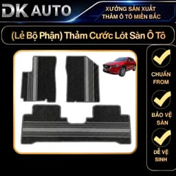 (Lẻ Bộ Phận) Thảm Cước Lót Sàn Cho Xe 5 - 7 Chỗ, Hàng Loại 1 Dầy Dặn (Ghi Chú Tên xe+Đời xe) 1