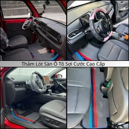 (Lẻ Bộ Phận) Thảm Cước Lót Sàn Cho Xe 5 - 7 Chỗ, Hàng Loại 1 Dầy Dặn (Ghi Chú Tên xe+Đời xe) 9