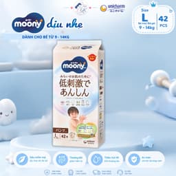 Combo 2 Moony quần dịu nhẹ - PACK mới M54, L42, XL38 - Tã bỉm quần Moony trắng dịu nhẹ - combo tiết kiệm 3