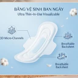 Băng Vệ Sinh Springsmile Ngày & Đêm – Giải Pháp Trọn Vẹn Cho Mọi Thời Điểm Trong Chu Kỳ 7