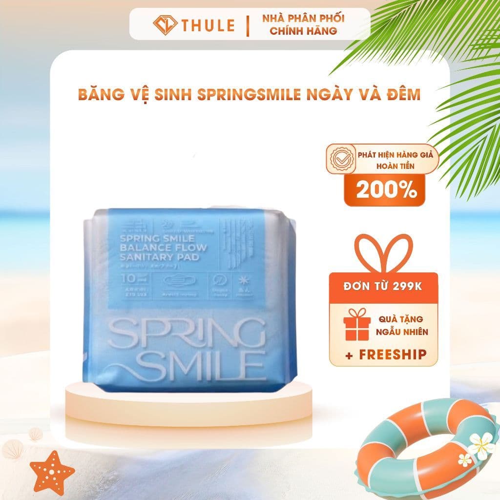 Băng Vệ Sinh Springsmile Ngày & Đêm – Giải Pháp Trọn Vẹn Cho Mọi Thời Điểm Trong Chu Kỳ