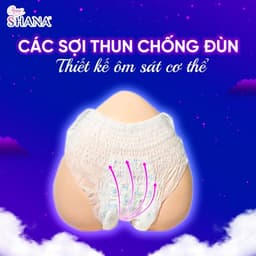Băng Vệ Sinh Quần Ban Đêm  Shana Herbal Cool 2 Miếng - Chống Tràn 360°, Mát Lạnh Thảo Dược, An Tâm Trọn Giấc Ngủ 2