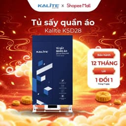 Tủ Sấy Quần Áo Gấp Gọn KALITE KSD28 Công Suất 2000W - Dung Tích 600L - 2 Buồng Sấy Riêng Biệt 1