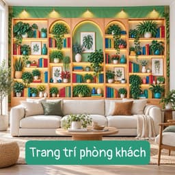 [CÓ KÍCH THƯỚC LỚN] Tranh trang trí phòng khách, phòng hát livestream, trang trí phòng làm việc 5