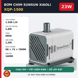 Máy Bơm Chìm Sunsun Xiaoli XQP Cho Hồ Cá – Chạy Êm, Lưu Lượng 370–3500L/H 3