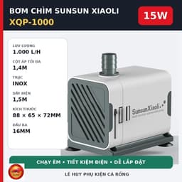 Máy Bơm Chìm Sunsun Xiaoli XQP Cho Hồ Cá – Chạy Êm, Lưu Lượng 370–3500L/H 5