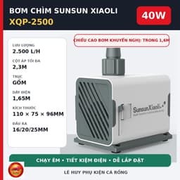 Máy Bơm Chìm Sunsun Xiaoli XQP Cho Hồ Cá – Chạy Êm, Lưu Lượng 370–3500L/H 4