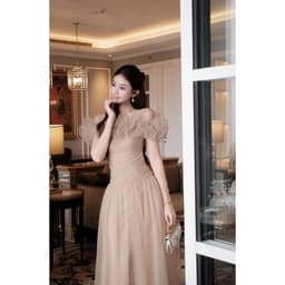 Trân Ali ĐẦM XOẮN VIỀN BÈO LY NGỰC THỜI TRANG THIẾT KẾ 2