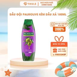 Palmolive Dầu Gội Xả 2in1 Keratin & Dầu Oliu 180ml – Giải Pháp Cho Tóc Xoăn Rối, Suôn Mượt Chỉ Sau Một Lần Gội 1