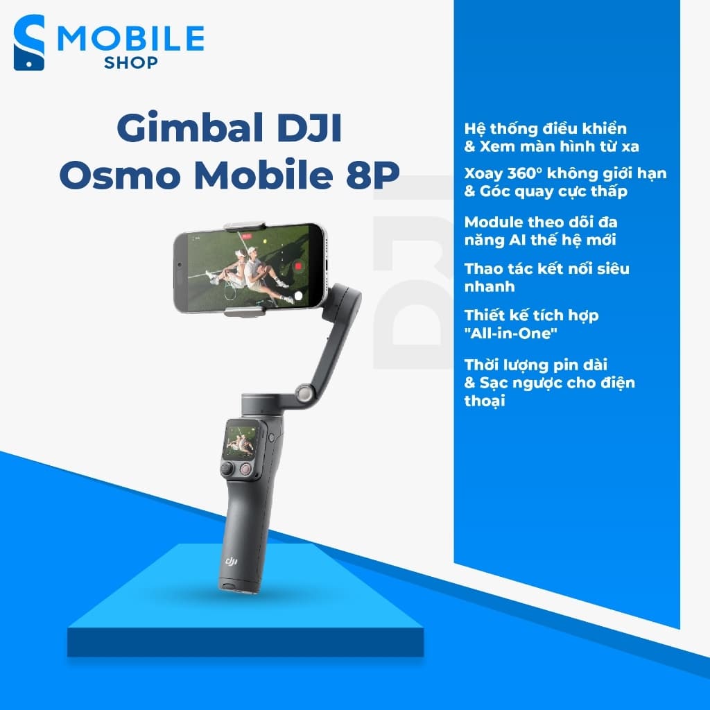 Gimbal DJI Osmo Mobile 8P Stardard Combo Chính Hãng