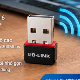 Usb Thu Sóng Wifi 6 LB-Link BL-WN351AX và WN155A (1 Anten) 2