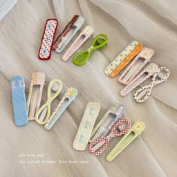 Giọt nước hình chữ nhật kẹp tóc phong cách mới, dành cho cô gái dễ thương 2