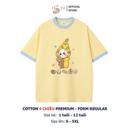 (Có áo người lớn) Áo phông bé trai, bé gái TWINKLE TWINKLE , áo thun cho bé form rộng, áo trẻ em nam mùa hè  ISEE VN 1
