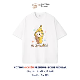 (Có áo người lớn) Áo phông bé trai, bé gái TWINKLE TWINKLE , áo thun cho bé form rộng, áo trẻ em nam mùa hè  ISEE VN 3