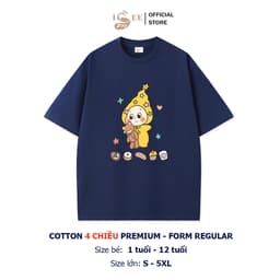 (Có áo người lớn) Áo phông bé trai, bé gái TWINKLE TWINKLE , áo thun cho bé form rộng, áo trẻ em nam mùa hè  ISEE VN 5