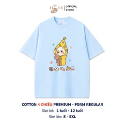 (Có áo người lớn) Áo phông bé trai, bé gái TWINKLE TWINKLE , áo thun cho bé form rộng, áo trẻ em nam mùa hè  ISEE VN 6