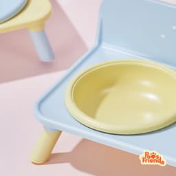[Có Sẵn] Bộ Bát Ăn Đơn / Đôi Cho Chó Mèo Kèm Đế Nhựa, Bát Inox Đôi Thú Cưng 9