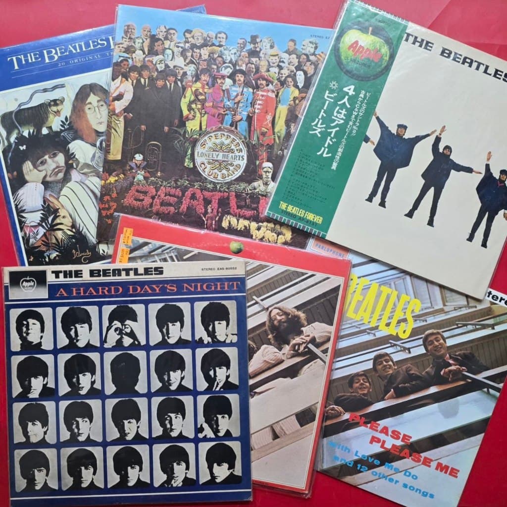 Tổng hợp Đĩa than The Beatles - Let It Be; Please Please Me; A Hard Day's Night...