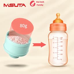 Hộp chia sữa bột cho bé MISUTA 3 ngăn chất liệu cao cấp 5