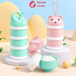 Hộp chia sữa bột cho bé MISUTA 3 ngăn chất liệu cao cấp 1