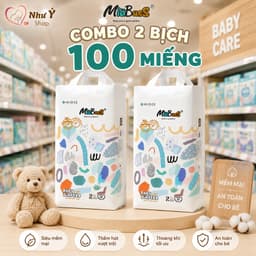 100 Miếng Bỉm Quần Miobuss cho bé, đủ size số 0 đến 5, từ 6-25kg, form bo mông, thấm hút, chống tràn hiệu quả 1