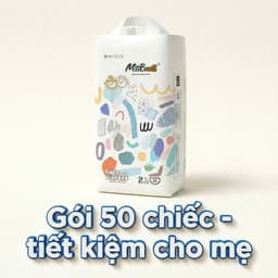 100 Miếng Bỉm Quần Miobuss cho bé, đủ size số 0 đến 5, từ 6-25kg, form bo mông, thấm hút, chống tràn hiệu quả 4