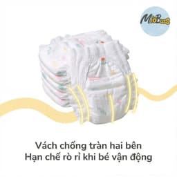 100 Miếng Bỉm Quần Miobuss cho bé, đủ size số 0 đến 5, từ 6-25kg, form bo mông, thấm hút, chống tràn hiệu quả 2