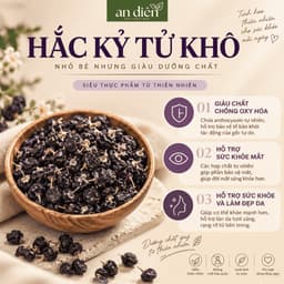 [HÀNG LOẠI 1] Hắc kỷ tử, kỷ tử đen sấy khô nguyên quả, giúp sáng mắt, bổ mắt, đẹp da 1