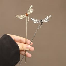 Trâm Cài Tóc Chuồn Chuồn Ánh Nguyệt – Phụ Kiện Tóc Vintage Thanh Lịch, Thơ Mộng Phối Áo Dài ponny 1