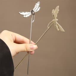 Trâm Cài Tóc Chuồn Chuồn Ánh Nguyệt – Phụ Kiện Tóc Vintage Thanh Lịch, Thơ Mộng Phối Áo Dài ponny 2