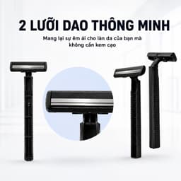 Set 10 dao cạo râu lưỡi kép noname. LMS 3